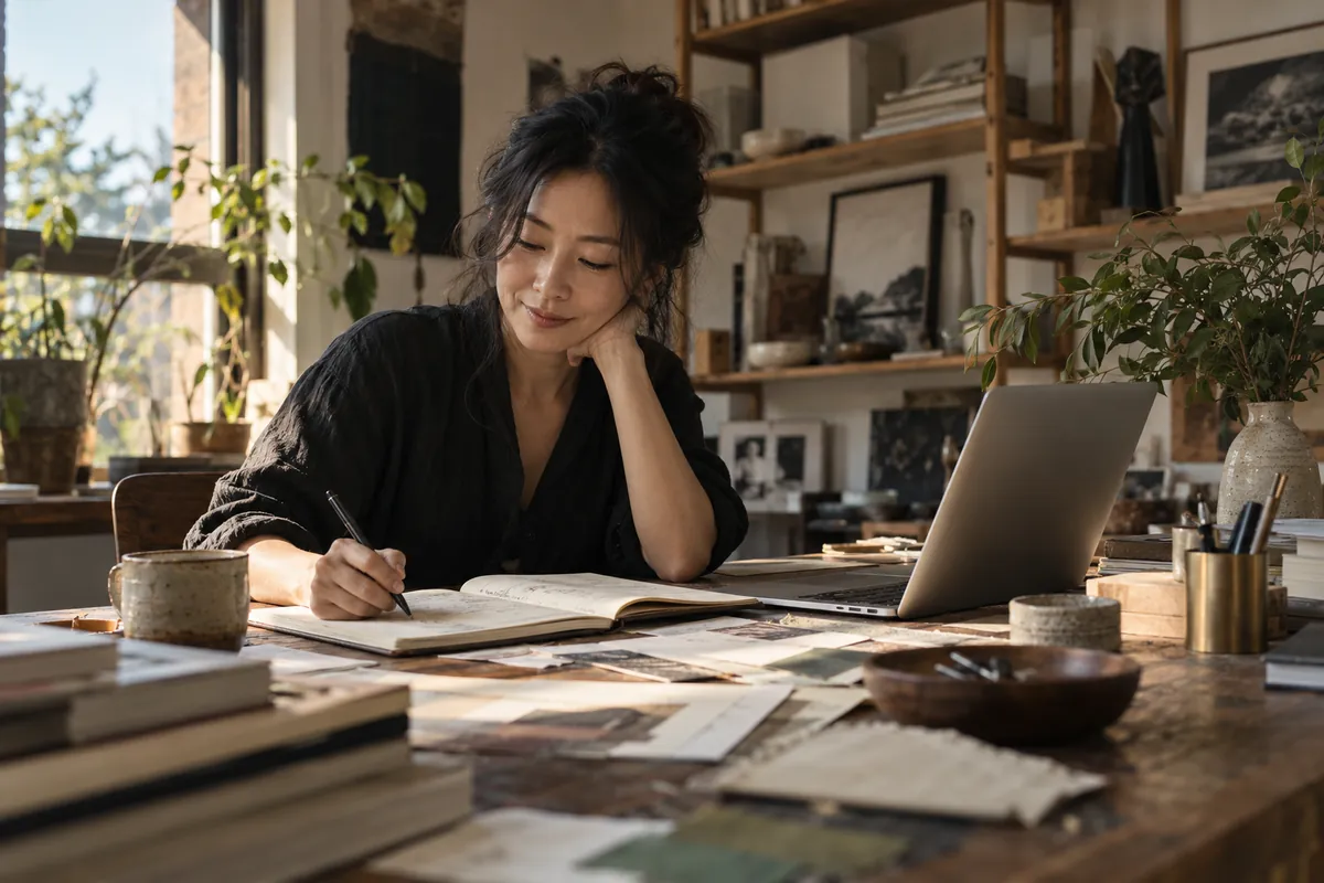 A moment from the everyday workday, photographed for this journal